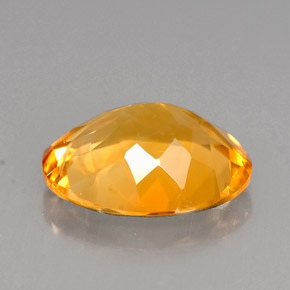 Citrine Gemstone in 12 x 10 mm (calibrated) Size for Sale, Citrine Stone in Yellow Golden Color