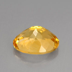 Citrine Gemstone in 12 x 10 mm (calibrated) Size for Sale, Citrine Stone in Yellow Golden Color