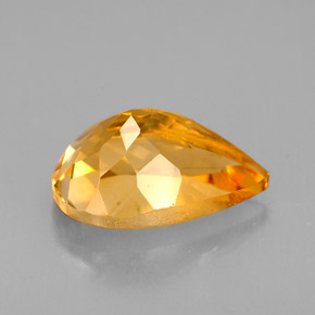 Citrine Gemstone in 13 x 9 mm (calibrated) Size for Sale, Citrine Stone in Yellow Golden Color