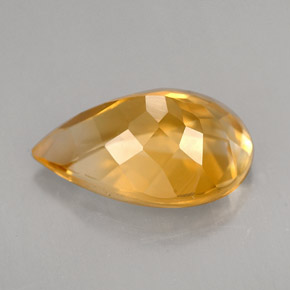 Citrine Gemstone in 12 x 8 mm (calibrated) Size for Sale, Citrine Stone in Yellow Golden Color