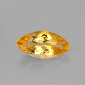 1.83 ct Yellow Citrine Gemstone, Citrine Gem in Marquise Facet Shape for Sale.