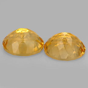 Citrine Gemstone in 11 x 9 mm (calibrated) Size for Sale, Citrine Stone in Yellow Golden Color