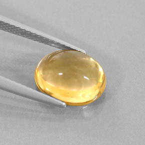 Citrine Gemstone in 11 x 9 mm (calibrated) Size for Sale, Citrine Stone in Yellow Golden Color