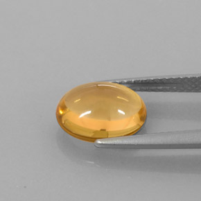 Citrine Gemstone in 10.3 x 8.4 mm Size for Sale, Citrine Stone in Yellow Golden Color