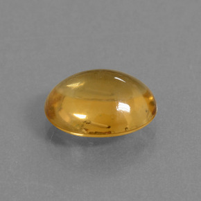2.70 ct Yellow Citrine Stone, Natural Citrine in Oval Cabochon Shape for Sale