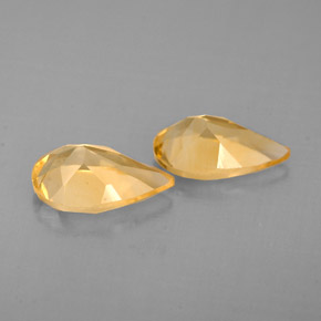 Citrine Gemstone in 8.2 x 5.1 mm Size for Sale, Citrine Stone in Yellow Golden Color