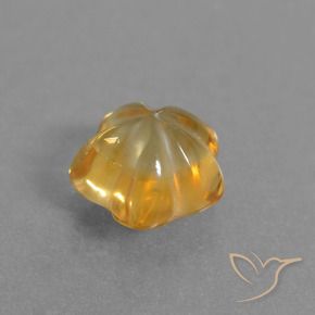 Citrine Gemstone in 7.9 x 7.6 mm Size for Sale, Citrine Stone in Dark Golden Color