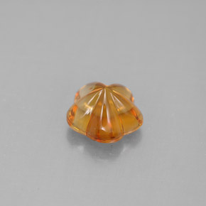 Citrine Gemstone in 7.5 x 7.3 mm Size for Sale, Citrine Stone in Yellow Orange Color