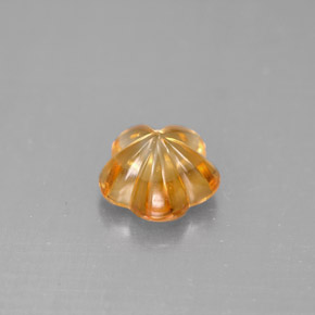 Citrine Gemstone in 7.4 x 7.4 mm Size for Sale, Citrine Stone in Yellow Orange Color