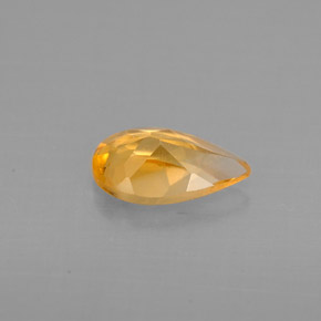 Citrine Gemstone in 8.1 x 5 mm Size for Sale, Citrine Stone in Yellow Golden Color