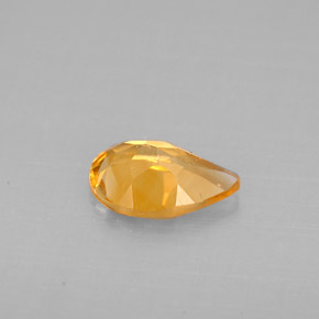 Citrine Gemstone in 7.9 x 5.1 mm Size for Sale, Citrine Stone in Yellow Golden Color