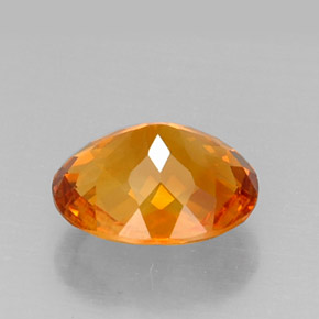 Citrine Gemstone in 12.4 x 10.4 mm Size for Sale, Citrine Stone in Yellow Orange Color