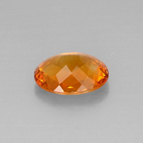 Citrine Gemstone in 12 x 10 mm (calibrated) Size for Sale, Citrine Stone in Yellow Orange Color
