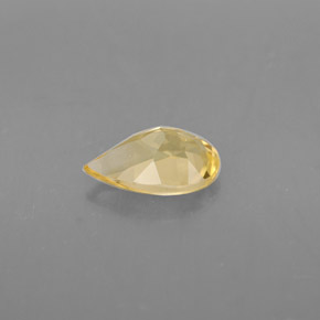 Citrine Gemstone in 8 x 5.1 mm Size for Sale, Citrine Stone in Yellow Golden Color