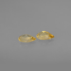 Citrine Gemstone in 8 x 5.1 mm Size for Sale, Citrine Stone in Yellow Golden Color