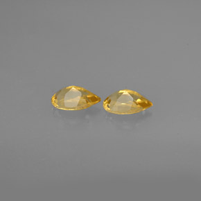 Citrine Gemstone in 7.9 x 5 mm Size for Sale, Citrine Stone in Yellow Golden Color