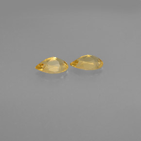 Citrine Gemstone in 7.8 x 5.1 mm Size for Sale, Citrine Stone in Yellow Golden Color