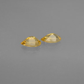 Citrine Gemstone in 7.7 x 5.1 mm Size for Sale, Citrine Stone in Yellow Golden Color
