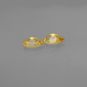 Citrine Gemstone in 7.8 x 5.1 mm Size for Sale, Citrine Stone in Yellow Golden Color