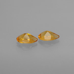Citrine Gemstone in 7.4 x 5 mm Size for Sale, Citrine Stone in Yellow Golden Color