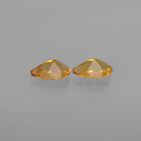 Citrine Gemstone in 7 x 5 mm (calibrated) Size for Sale, Citrine Stone in Yellow Golden Color