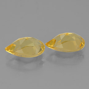 Citrine Gemstone in 7.8 x 5.1 mm Size for Sale, Citrine Stone in Yellow Golden Color