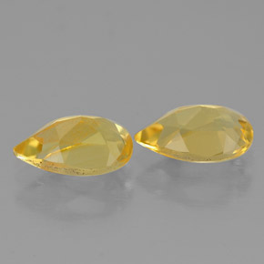 Citrine Gemstone in 7.9 x 5.1 mm Size for Sale, Citrine Stone in Yellow Golden Color