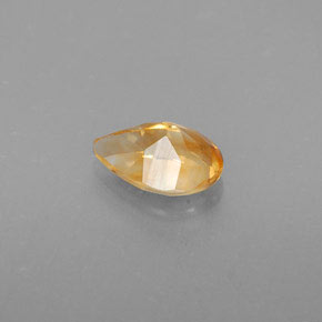 Citrine Gemstone in 7.9 x 5.1 mm Size for Sale, Citrine Stone in Yellow Golden Color