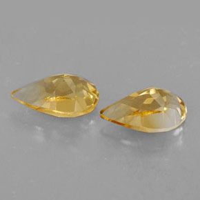 Citrine Gemstone in 8.2 x 5.2 mm Size for Sale, Citrine Stone in Yellow Golden Color