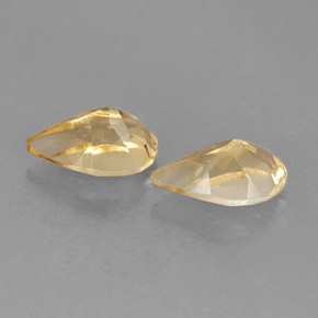 Citrine Gemstone in 8.1 x 5.1 mm Size for Sale, Citrine Stone in Yellow Golden Color