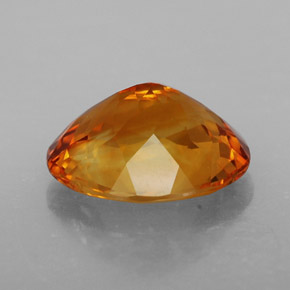 Citrine Gemstone in 12.5 x 10.4 mm Size for Sale, Citrine Stone in Yellow Orange Color