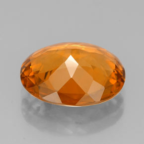 Citrine Gemstone in 12 x 10 mm (calibrated) Size for Sale, Citrine Stone in Yellow Orange Color