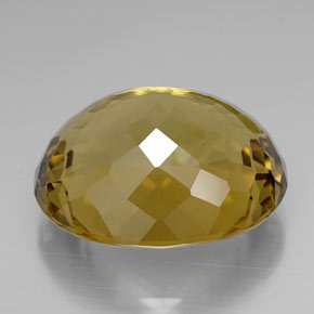 Citrine Gemstone in 33.9 x 29.2 mm Size for Sale, Citrine Stone in Lemon Color