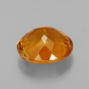 Citrine Gemstone in 10.5 x 9.4 mm Size for Sale, Citrine Stone in Yellow Orange Color