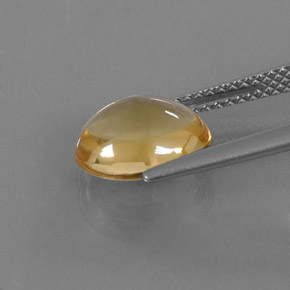 Citrine Gemstone in 11 x 9 mm (calibrated) Size for Sale, Citrine Stone in Yellow Golden Color