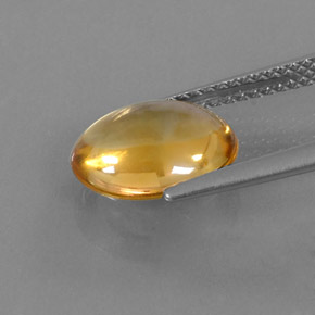 Citrine Gemstone in 10.4 x 8.5 mm Size for Sale, Citrine Stone in Yellow Golden Color