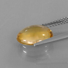 Citrine Gemstone in 11 x 9 mm (calibrated) Size for Sale, Citrine Stone in Yellow Golden Color
