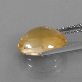 Citrine Gemstone in 11 x 9 mm (calibrated) Size for Sale, Citrine Stone in Yellow Golden Color