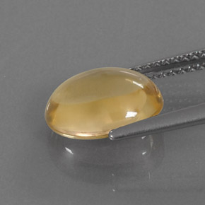 Citrine Gemstone in 10.6 x 8.4 mm Size for Sale, Citrine Stone in Yellow Golden Color