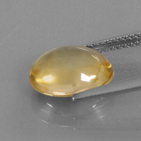 Citrine Gemstone in 11 x 9 mm (calibrated) Size for Sale, Citrine Stone in Yellow Golden Color