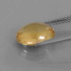 Citrine Gemstone in 11 x 9 mm (calibrated) Size for Sale, Citrine Stone in Yellow Golden Color