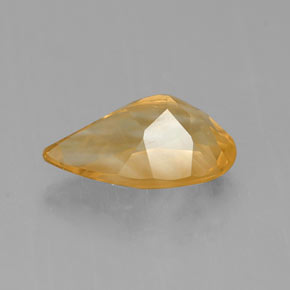 Citrine Gemstone in 7.9 x 5.1 mm Size for Sale, Citrine Stone in Yellow Golden Color