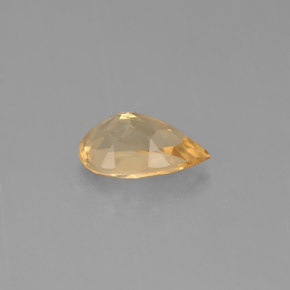 Citrine Gemstone in 7.7 x 5 mm Size for Sale, Citrine Stone in Yellow Golden Color