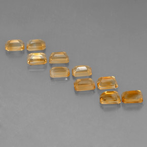 Citrine Gemstone in 6 x 4 mm (calibrated) Size for Sale, Citrine Stone in Yellow Golden Color