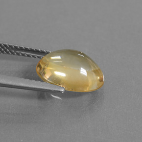 Citrine Gemstone in 11 x 9 mm (calibrated) Size for Sale, Citrine Stone in Yellow Golden Color