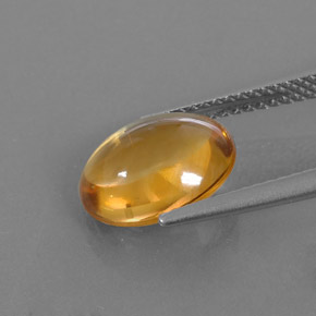 Citrine Gemstone in 11 x 9 mm (calibrated) Size for Sale, Citrine Stone in Yellow Golden Color
