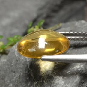 Citrine Gemstone in 11 x 9 mm (calibrated) Size for Sale, Citrine Stone in Yellow Golden Color