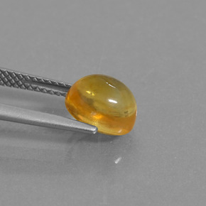 Citrine Gemstone in 8.5 x 7 mm Size for Sale, Citrine Stone in Yellow Golden Color