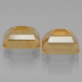 Citrine Gemstone in 9 x 7 mm (calibrated) Size for Sale, Citrine Stone in Yellow Golden Color