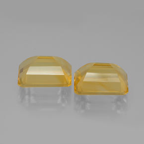 Citrine Gemstone in 9 x 7 mm (calibrated) Size for Sale, Citrine Stone in Yellow Golden Color